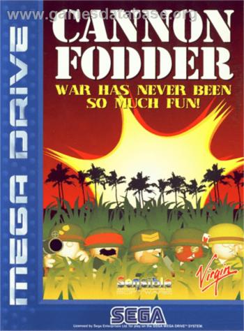 Cover Cannon Fodder for Genesis - Mega Drive